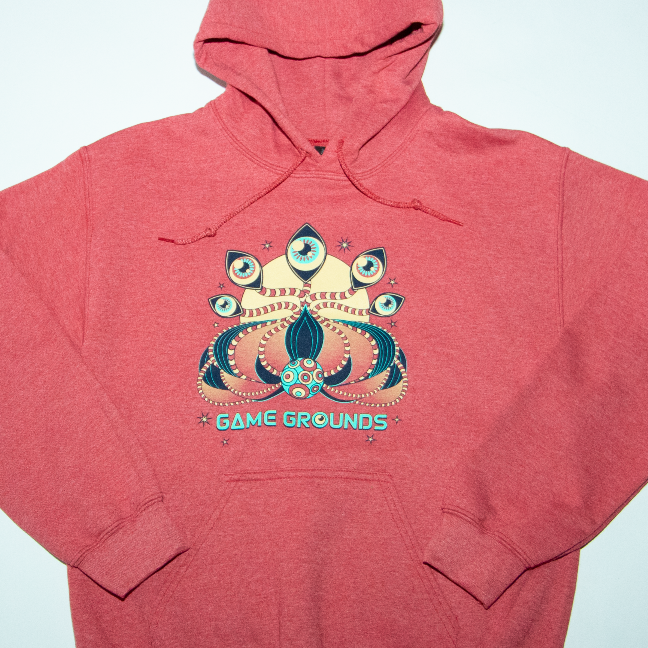 Astro-Eye Red Pullover Hoodie
