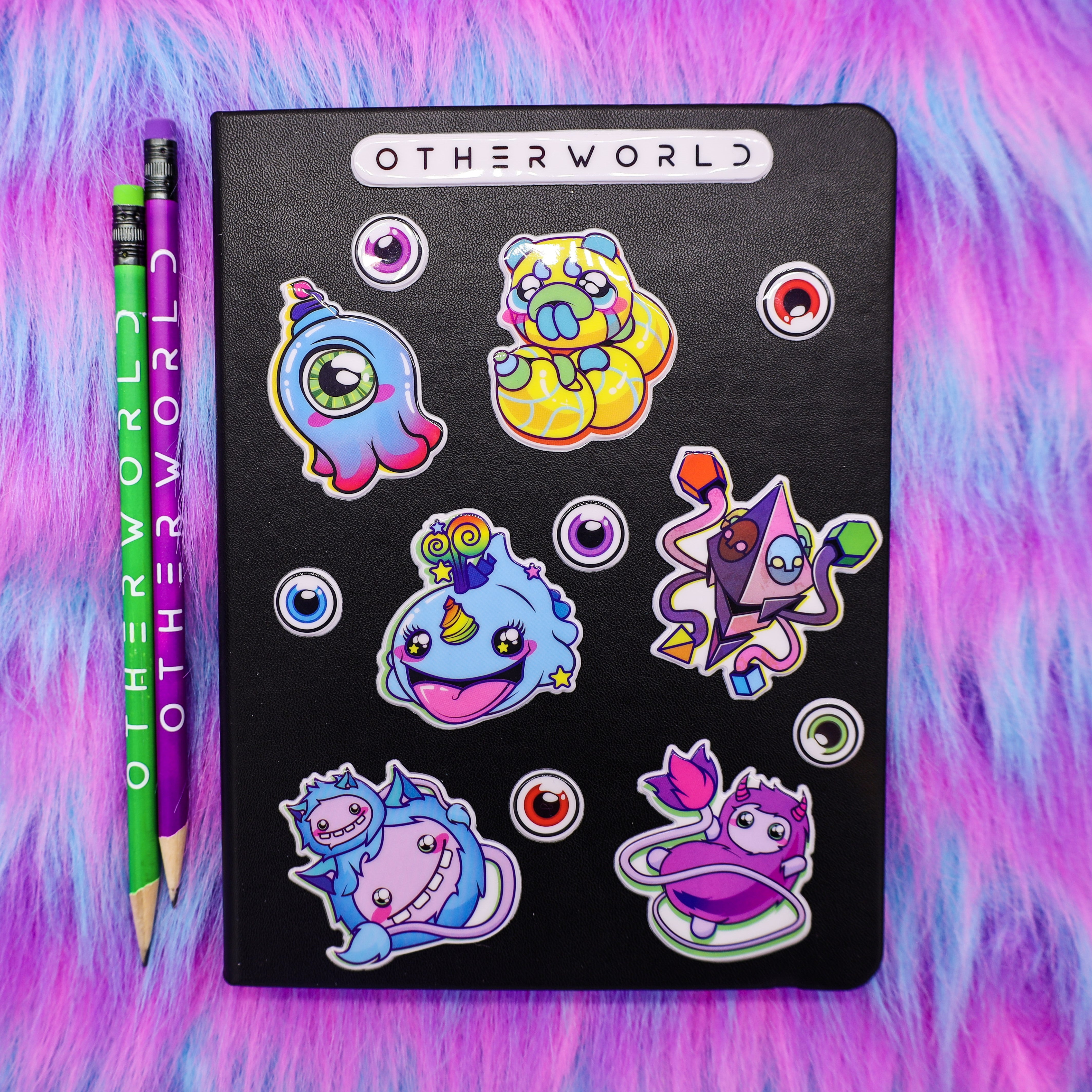 Puffy Monster Sticker Sheet