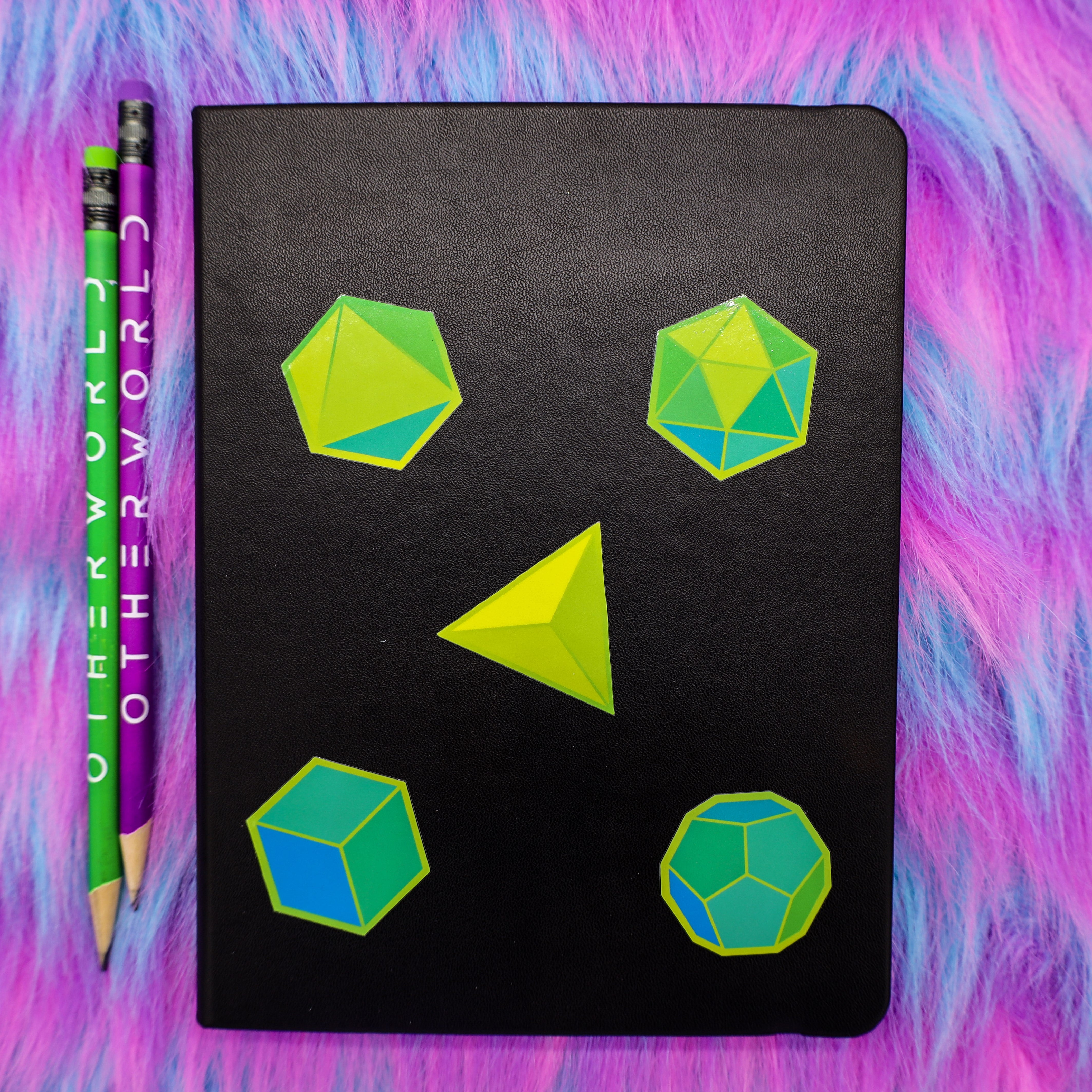 Platonic Solids Sticker Sheet