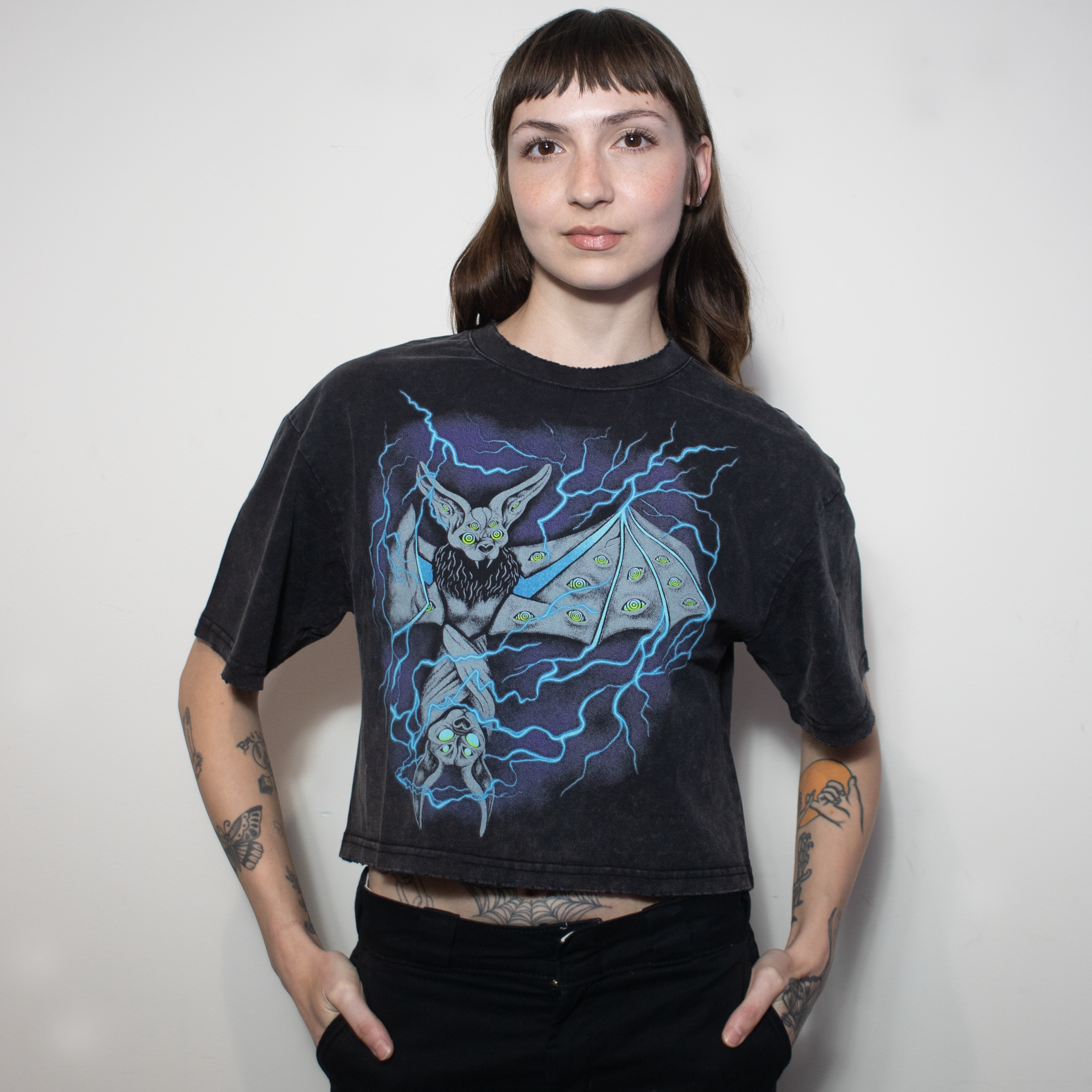 Echo Alter Distressed Crop Top
