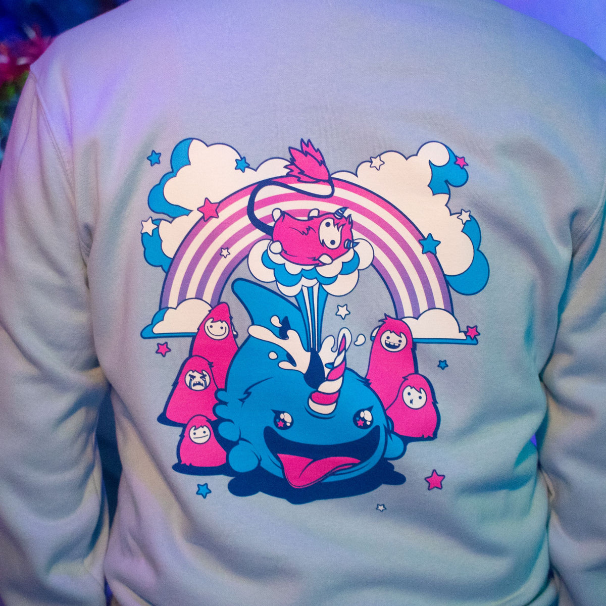 Land of Schnoop Blue Zip Hoodie