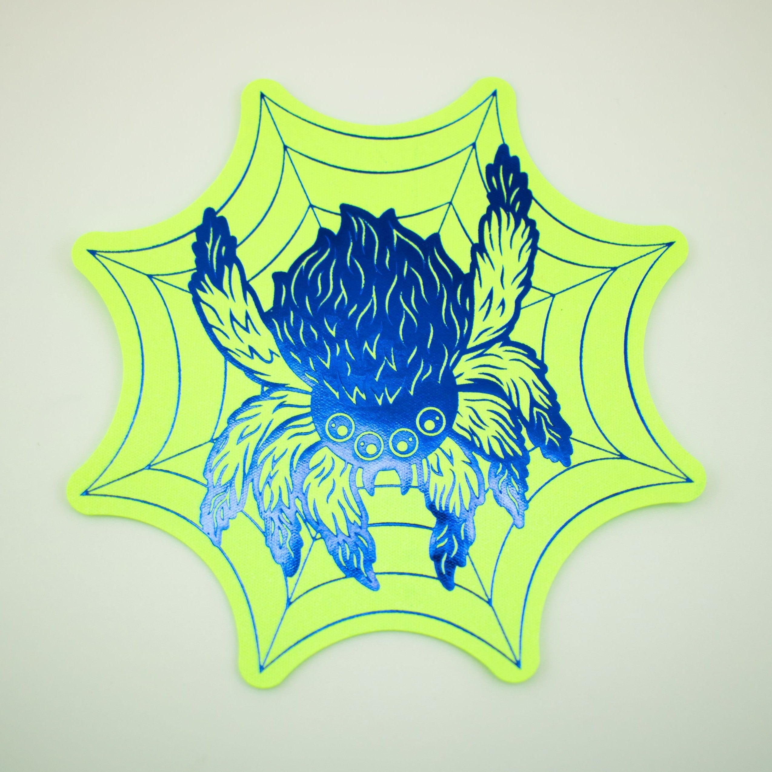 Neon Spider Sticker