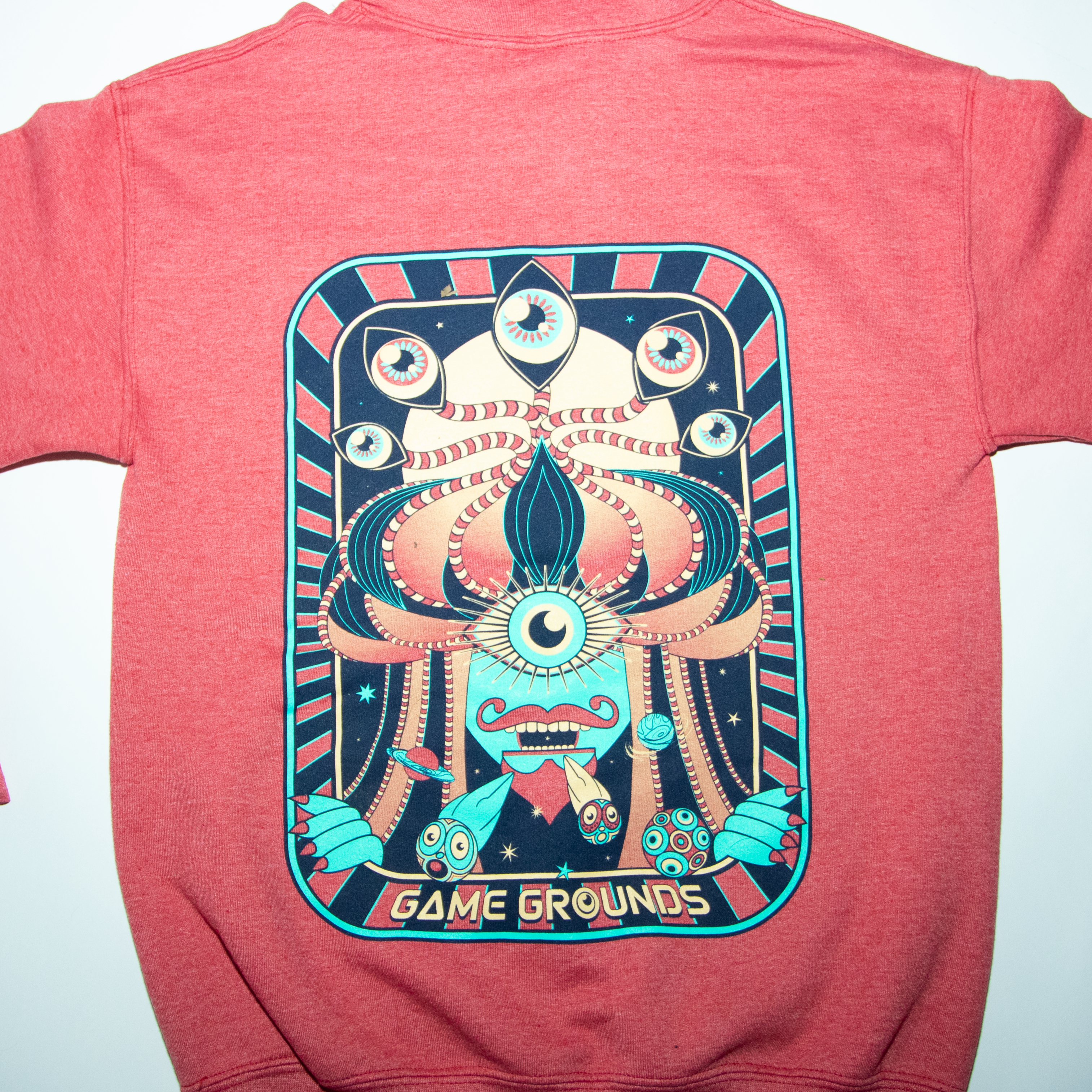 Astro-Eye Red Pullover Hoodie