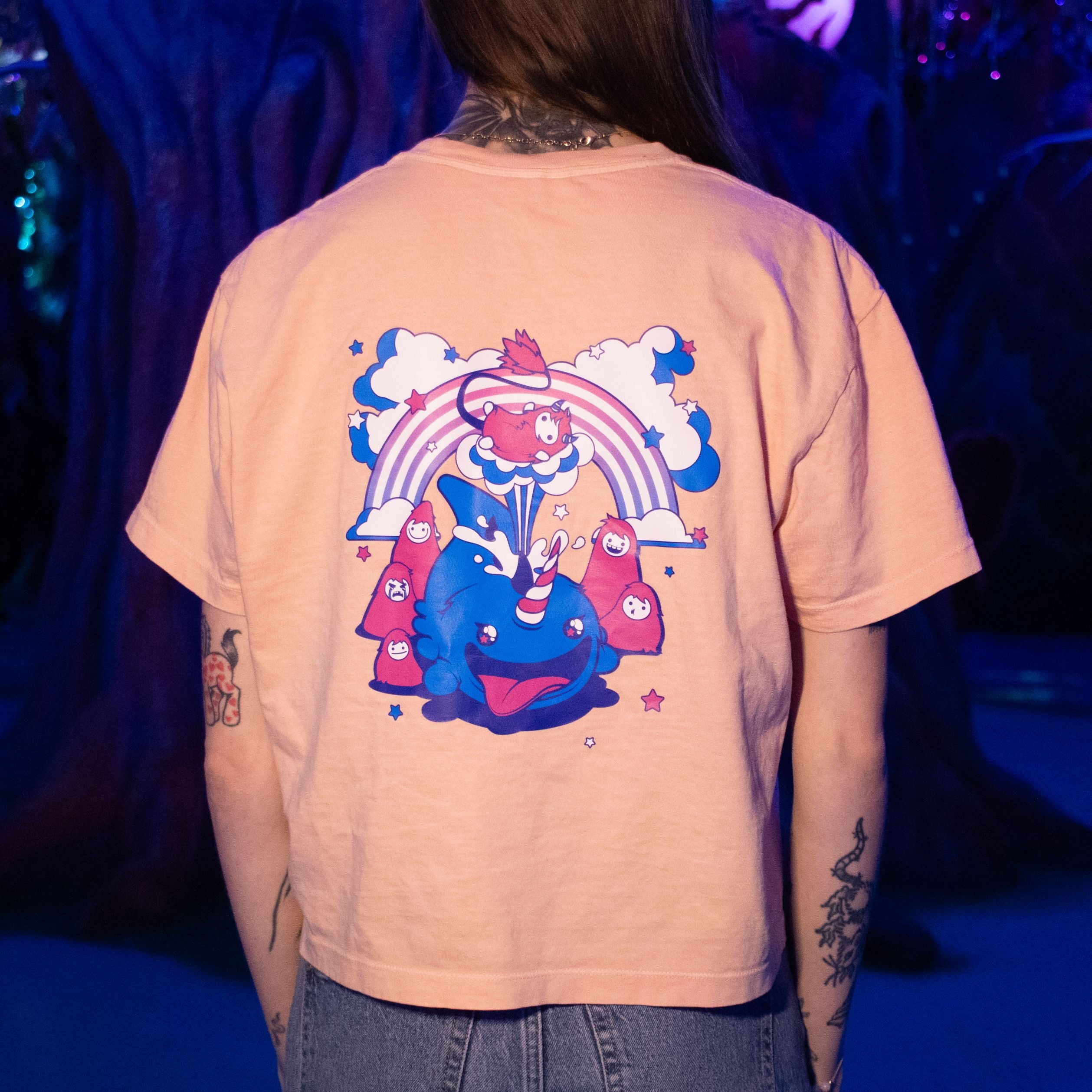 Land of Schnoop Crop - Peach