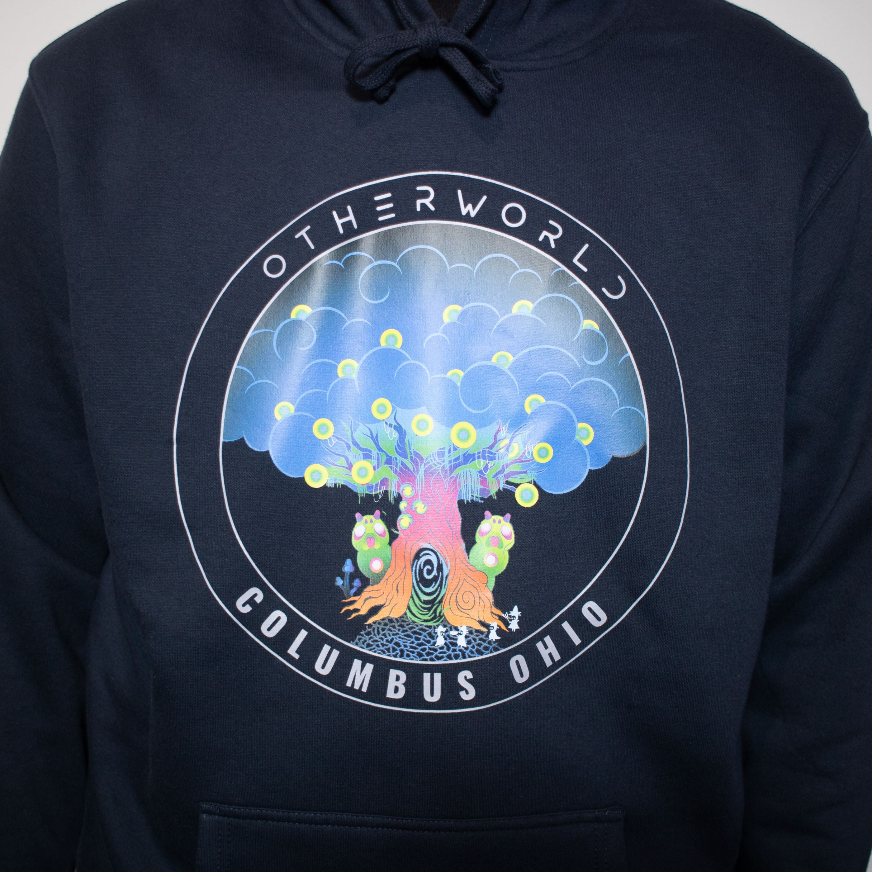 Tree Pullover Navy Hoodie