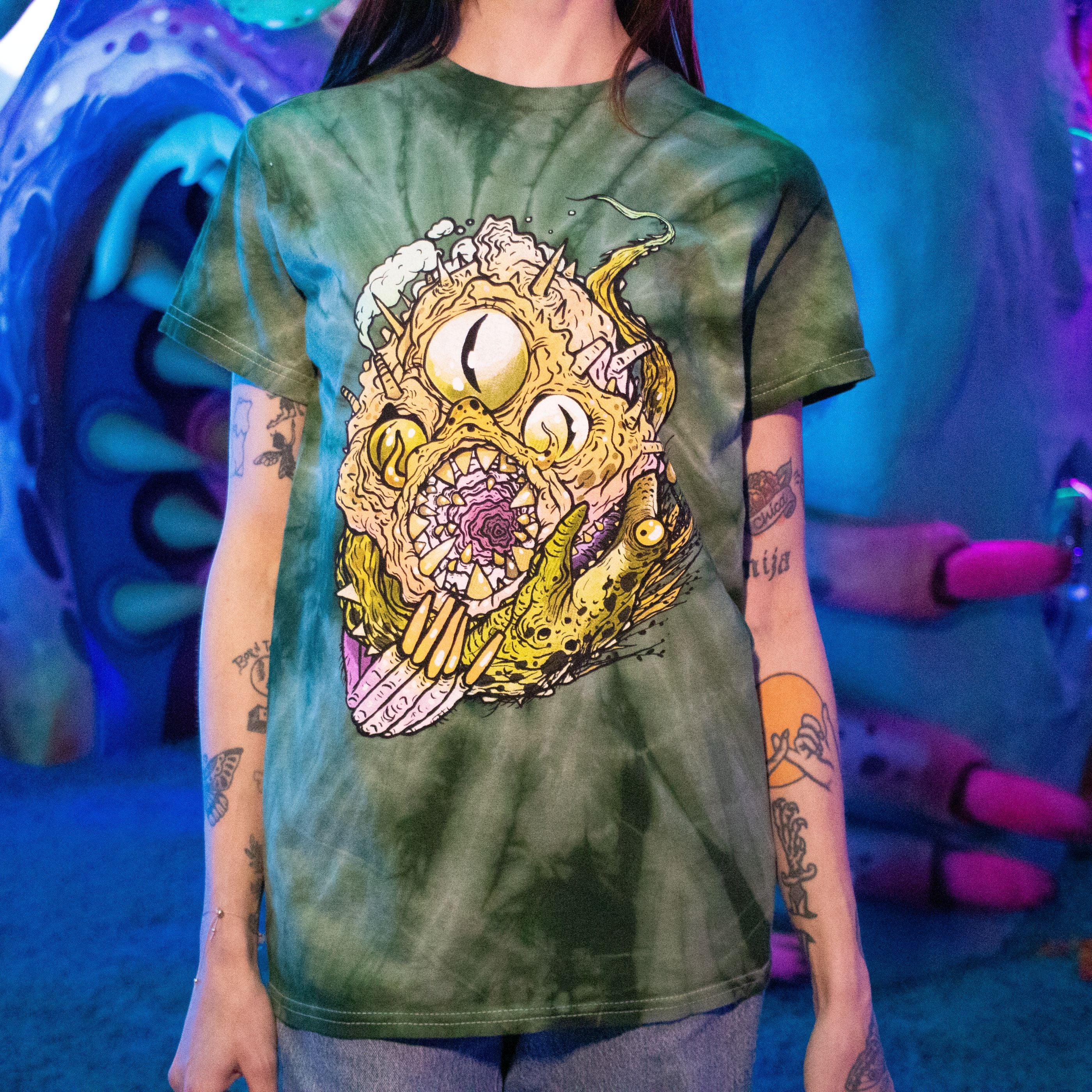 Velga the Monster Green T-shirt