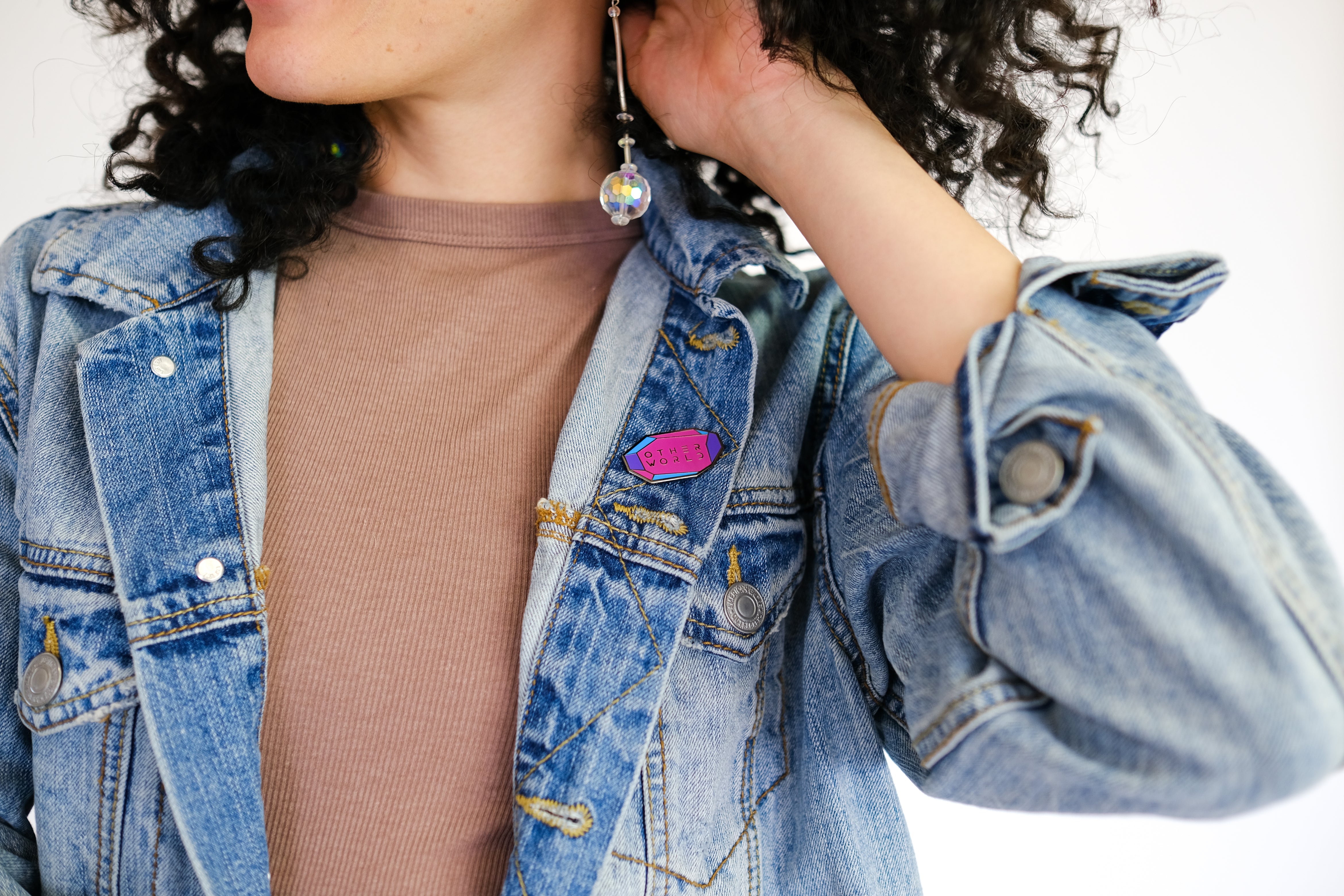 Otherworld Crystal Enamel Pin