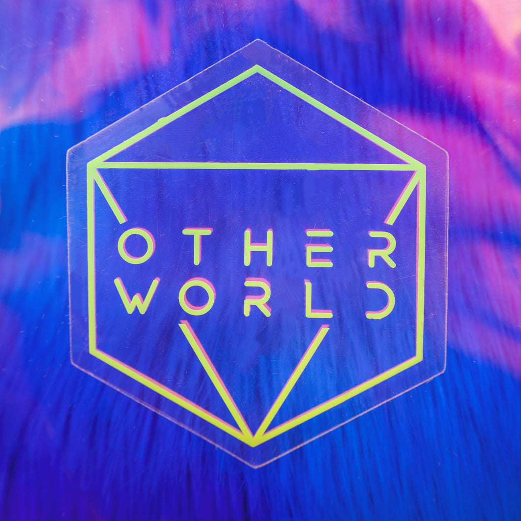Otherworld Octahedron Transparent Stickers