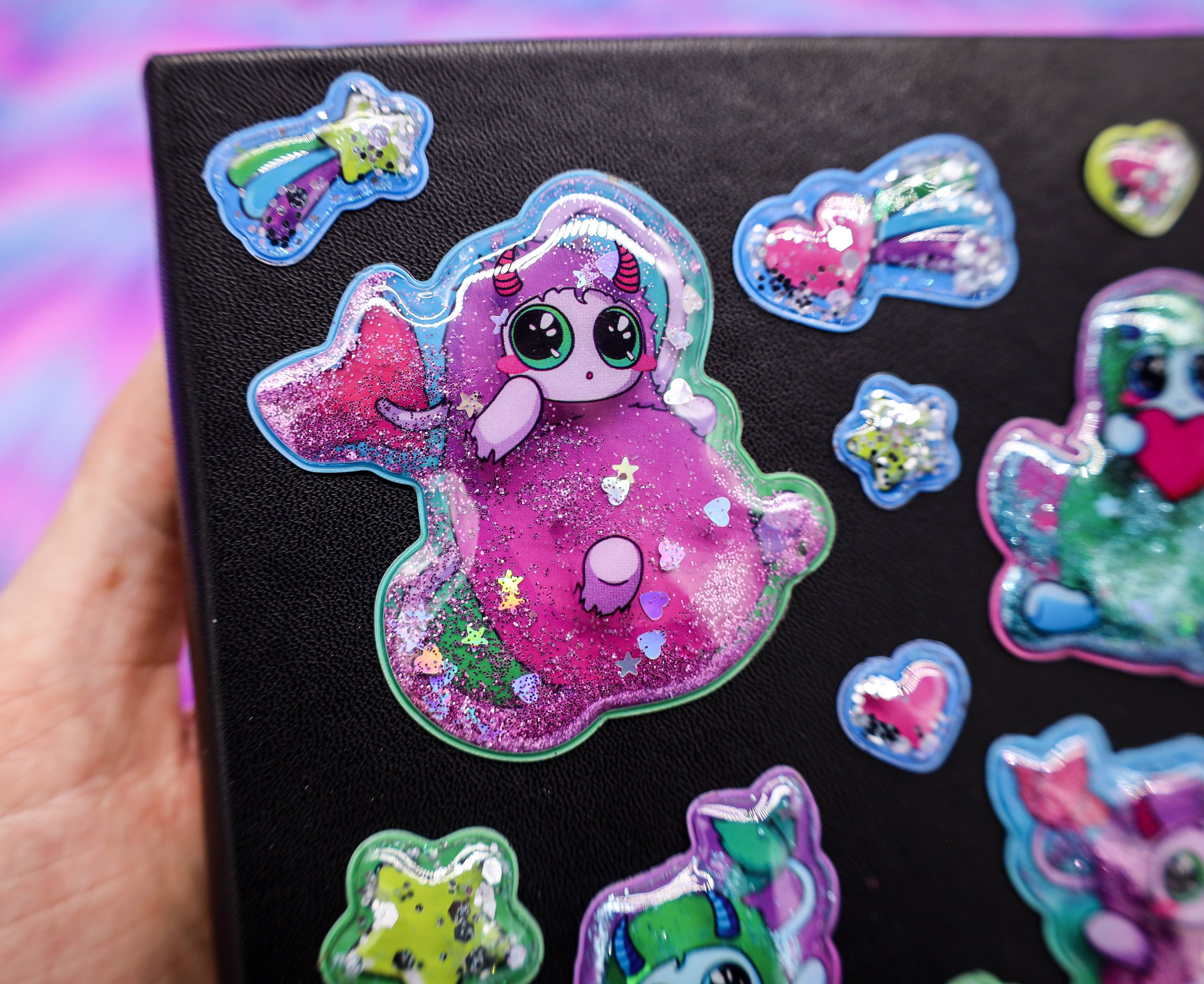 Glitter Snort Shaker Sticker Pack