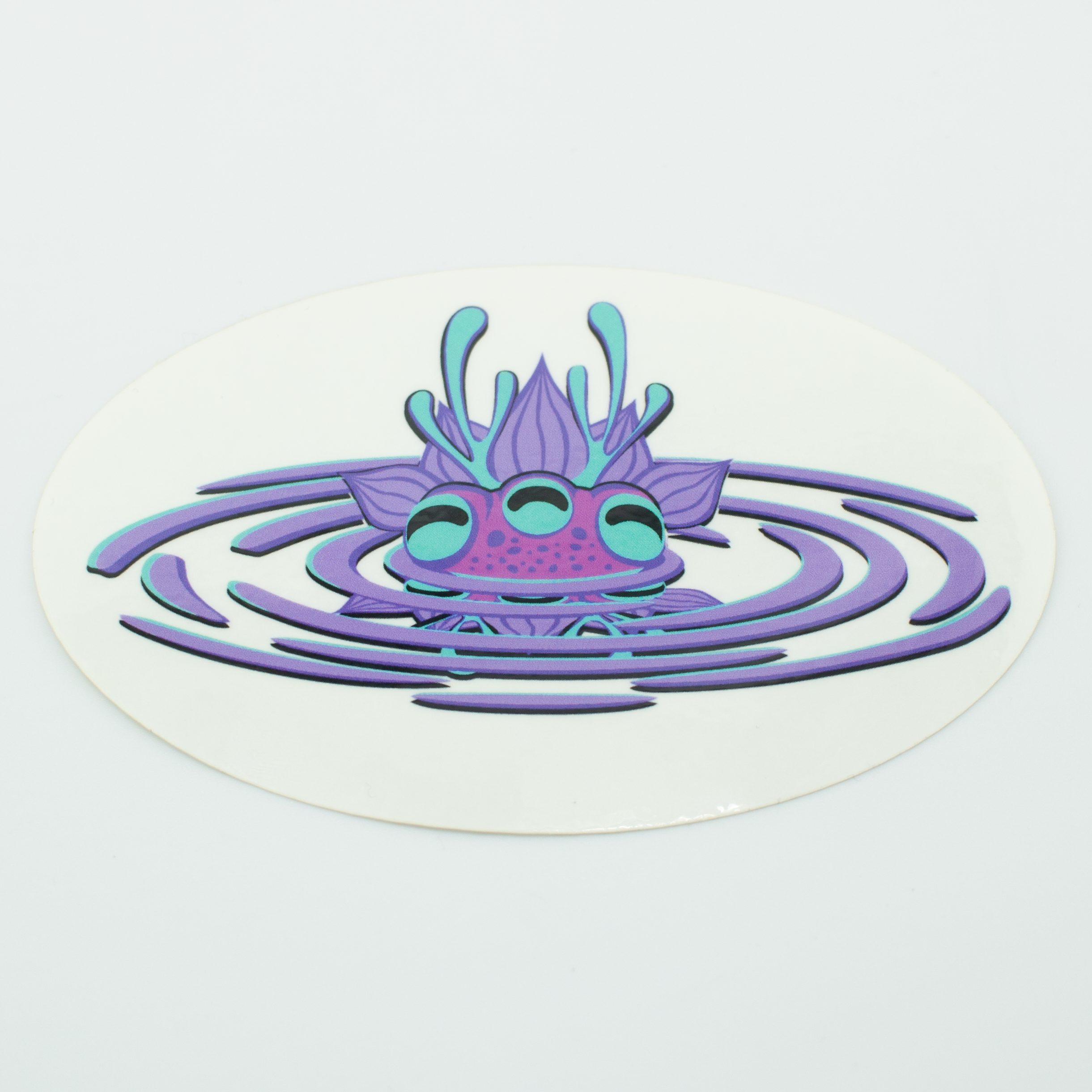 Transparent Bloom the Frog Sticker