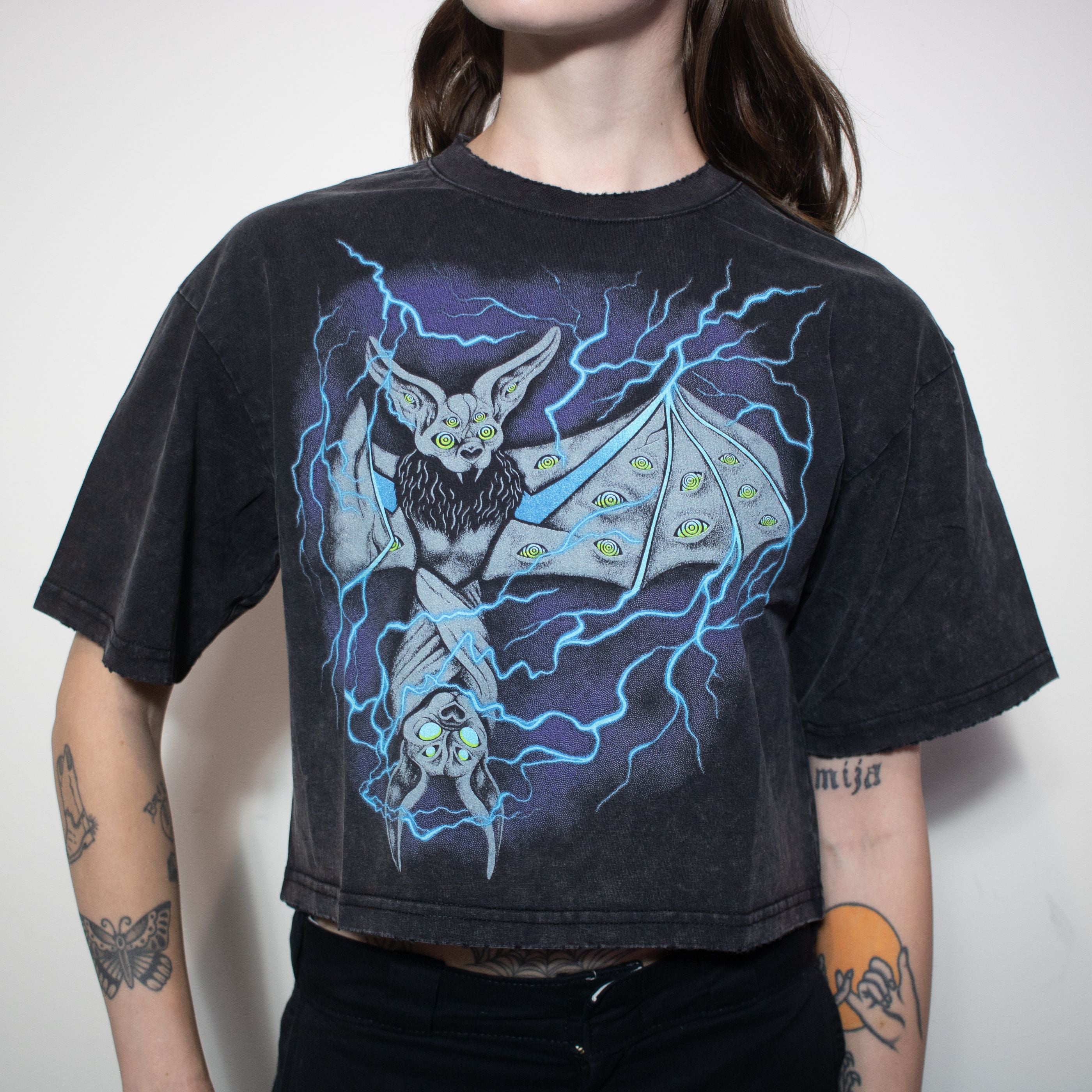 Echo Alter Distressed Crop Top