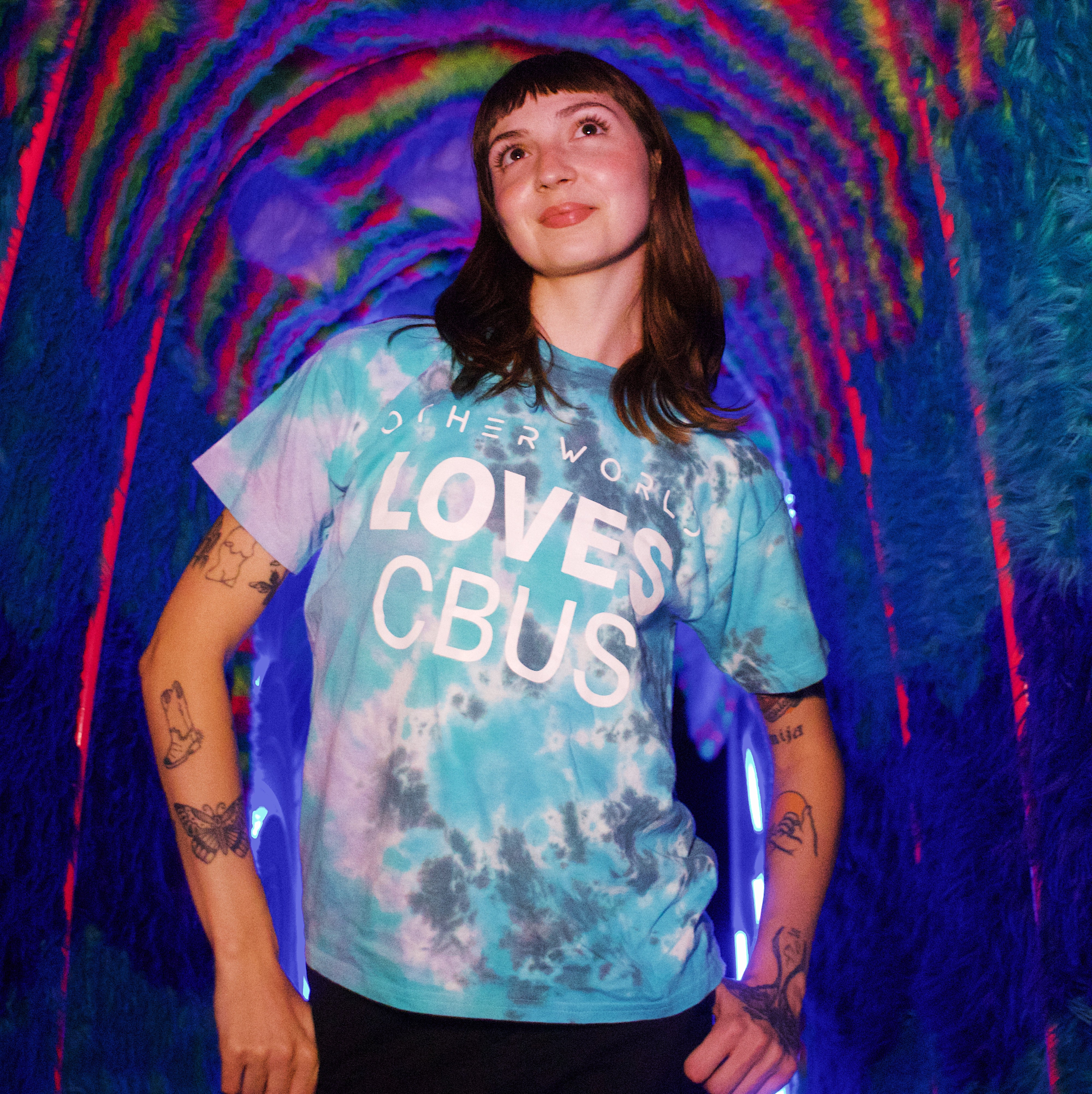 CBUS love Tie-dye T-shirt