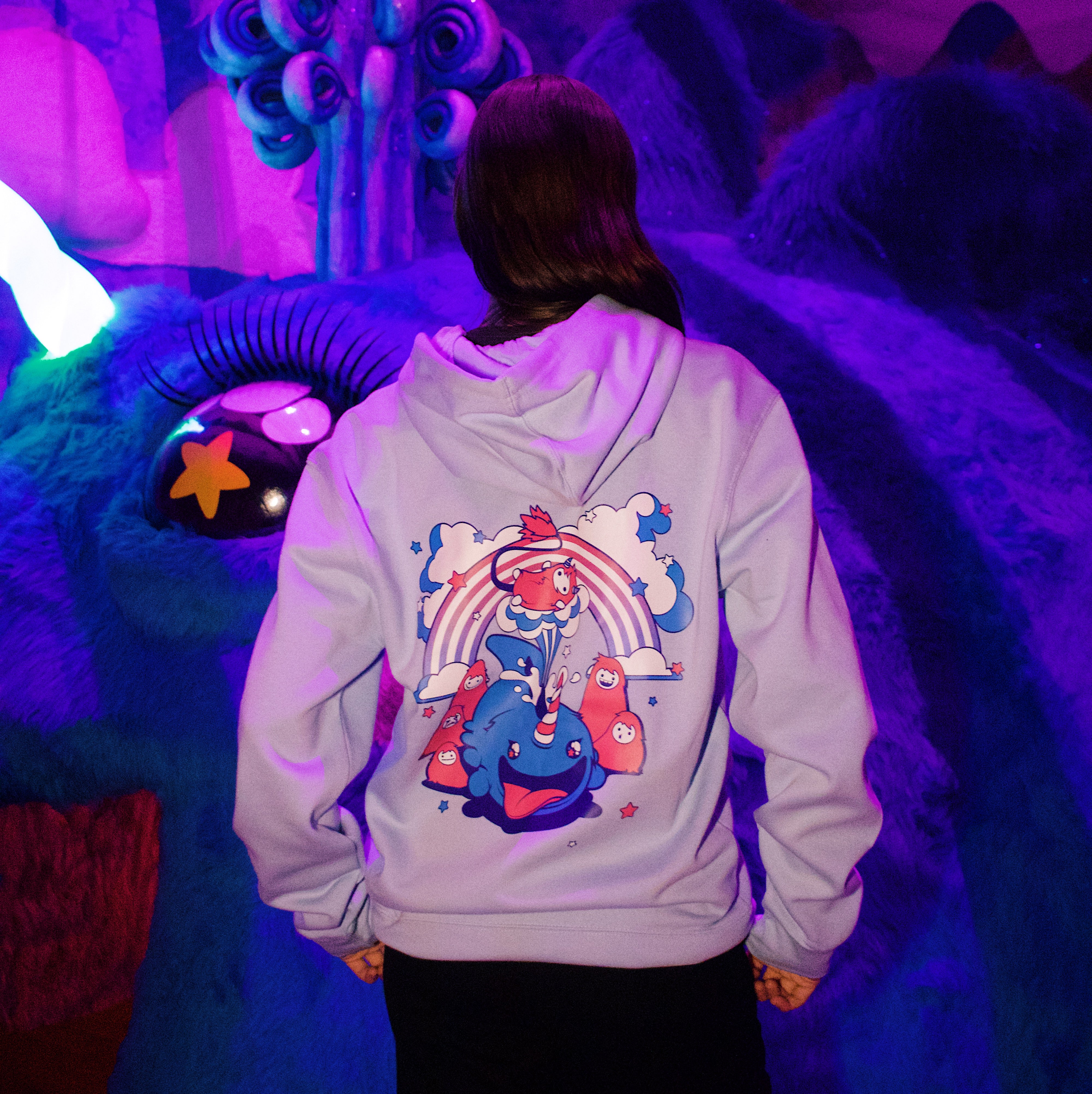 Land of Schnoop Blue Pullover Hoodie