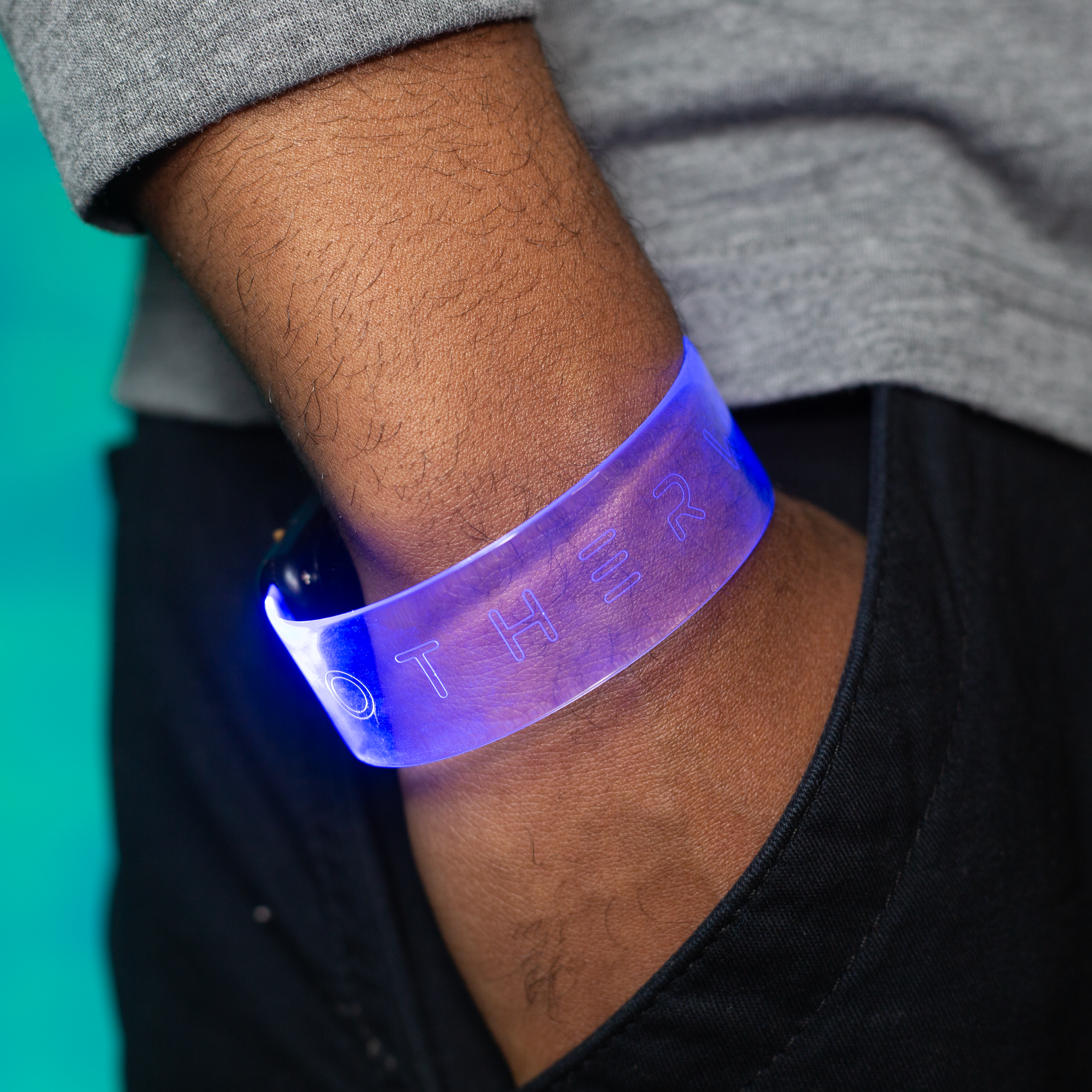 LED Clear Magnetic Wristband