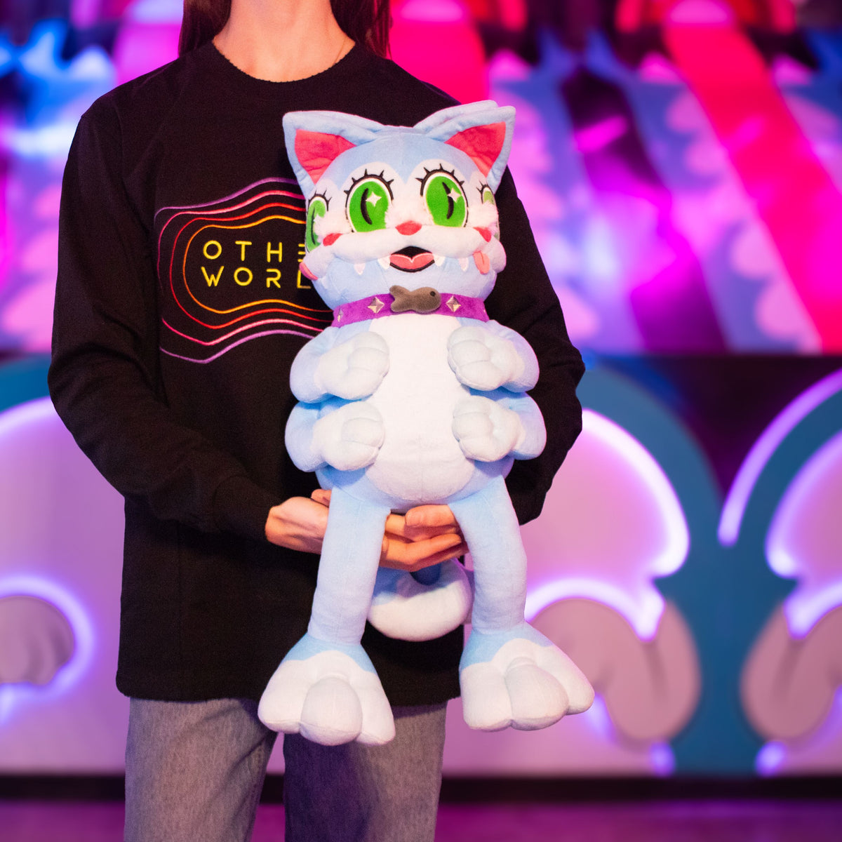 Bubbles the Cat Jumbo Plushie