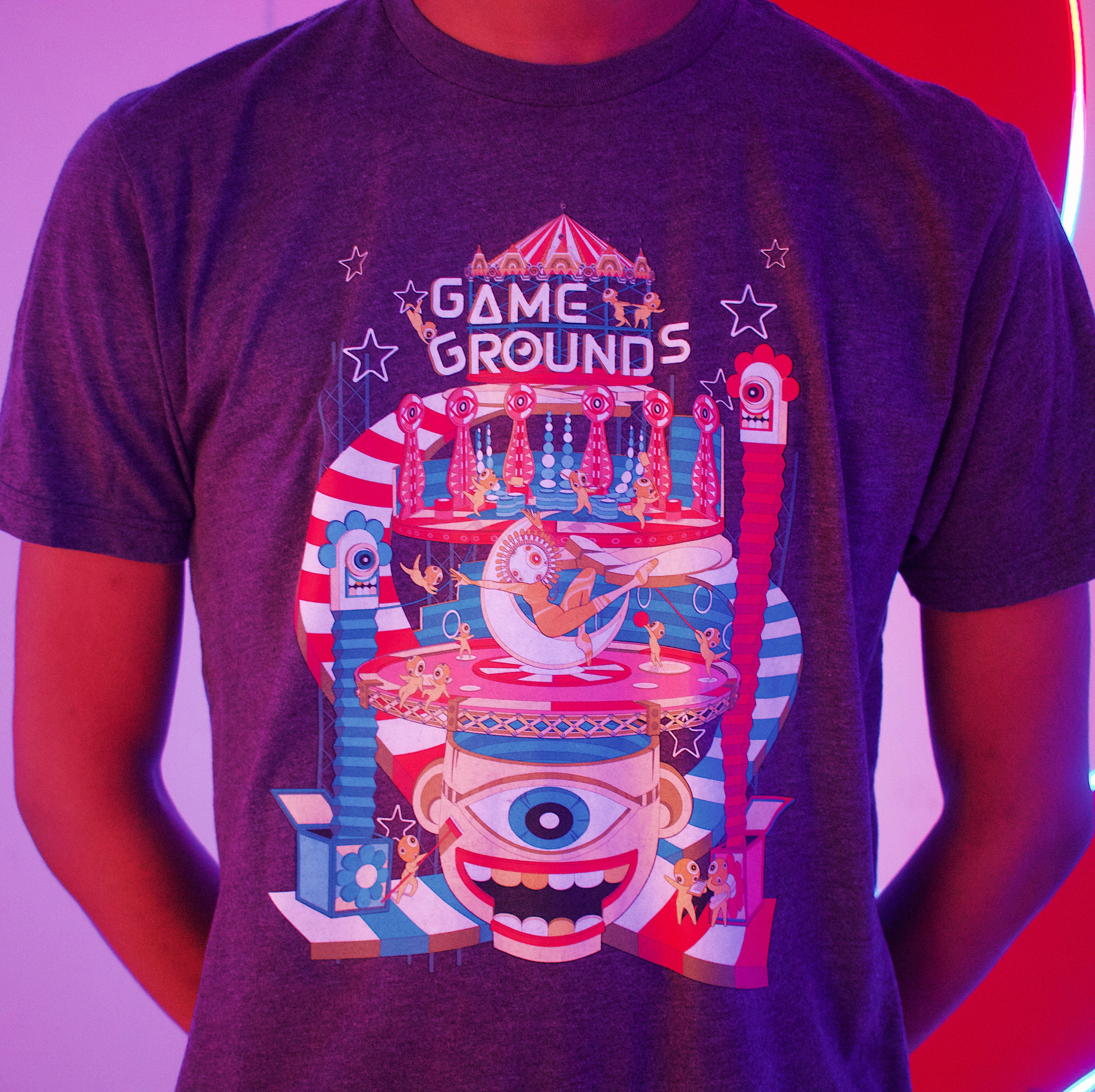 Gamegrounds Plum T-shirt