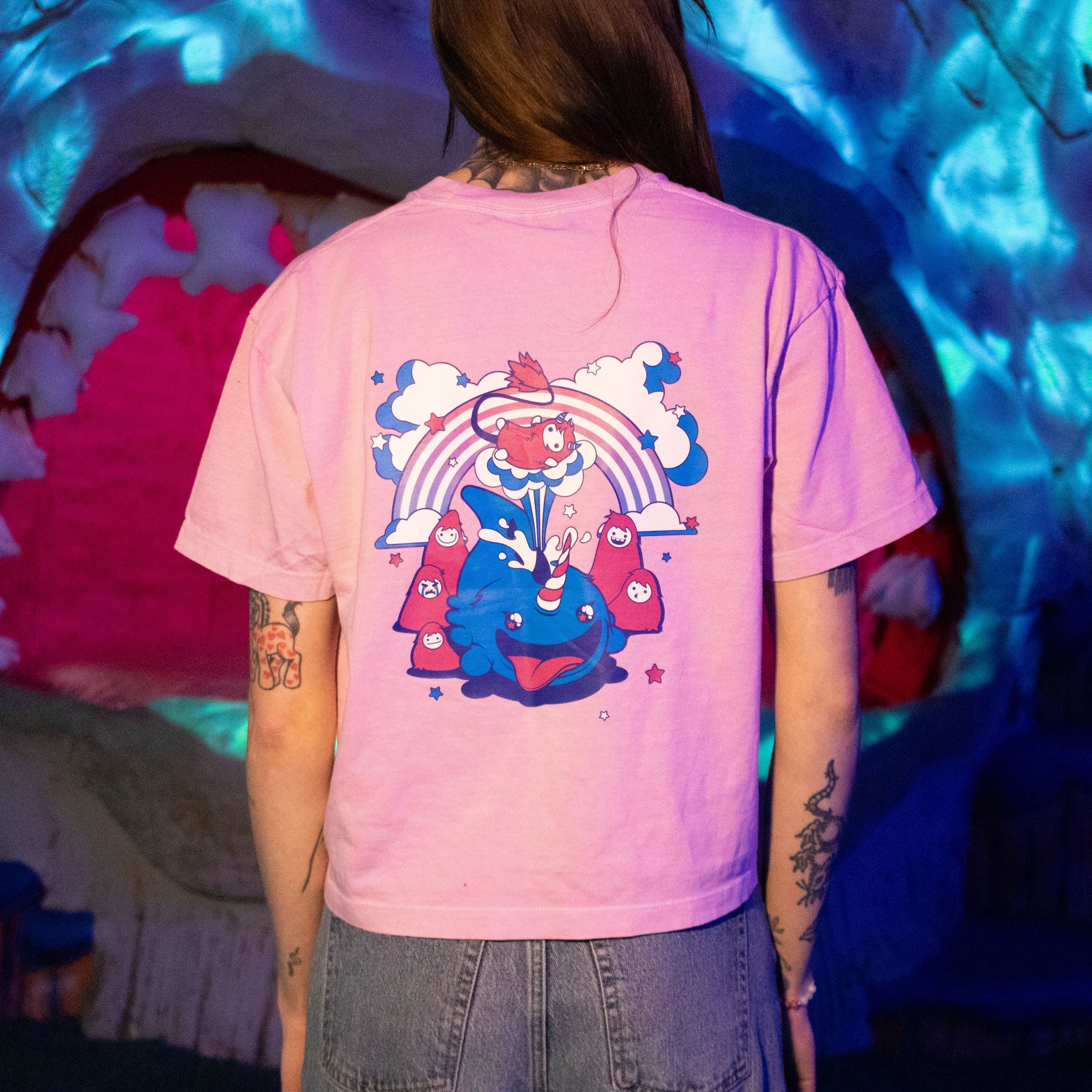 Land of Schnoop Crop - Pink