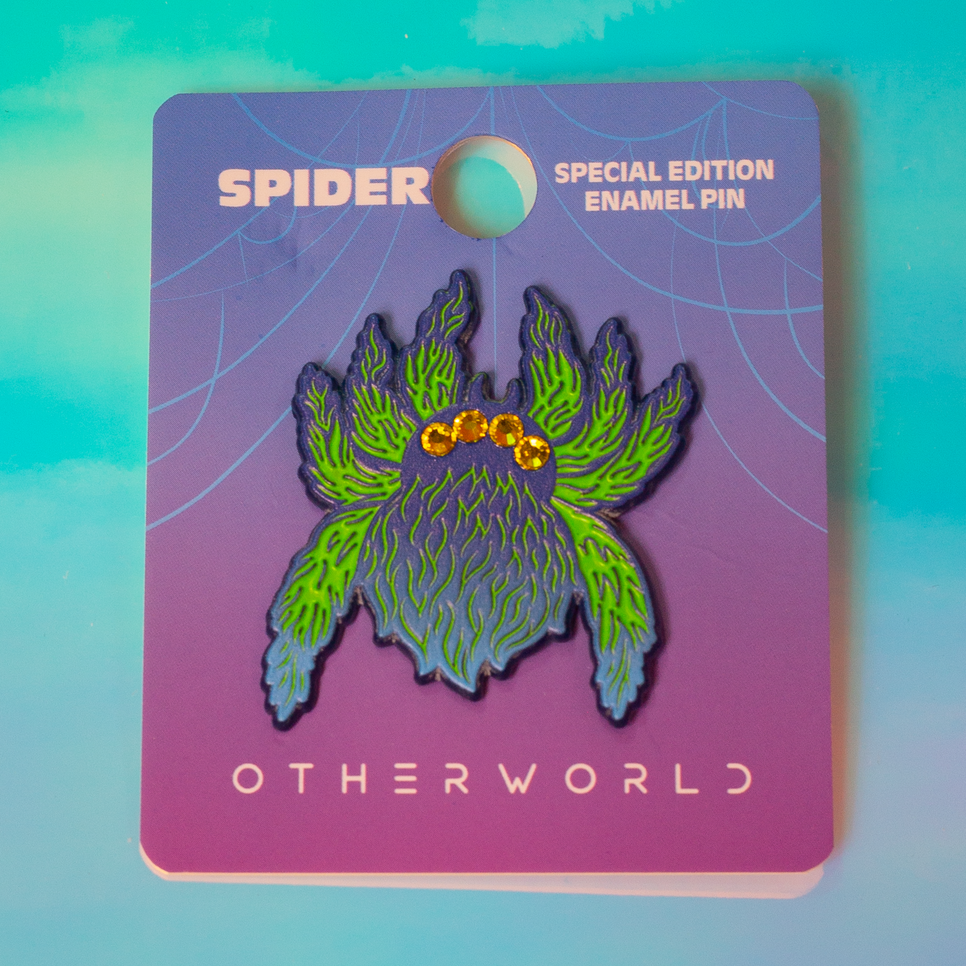 Spider Enamel Pin