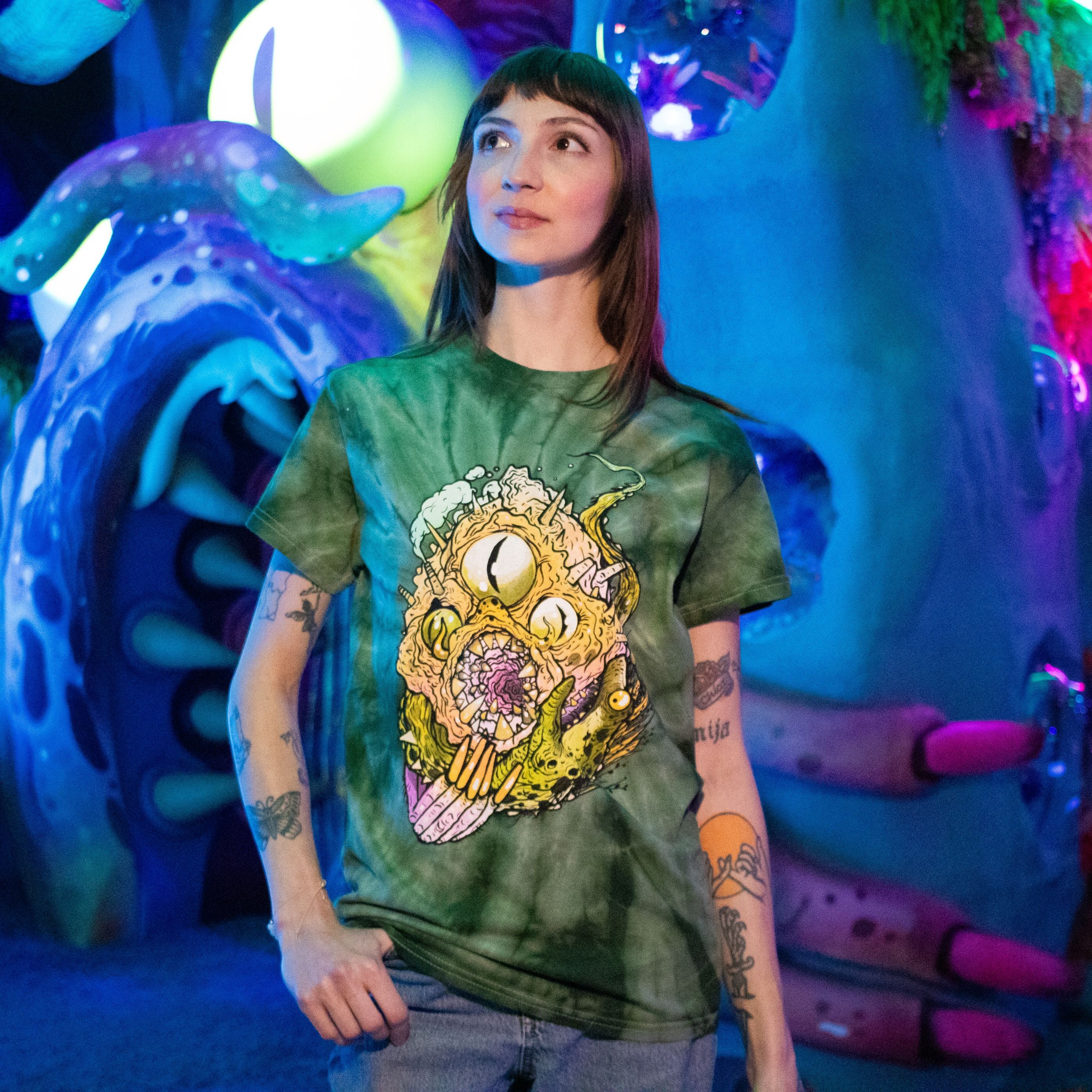 Velga the Monster Green T-shirt