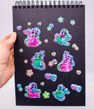Load image into Gallery viewer, Glitter Snort Shaker Sticker Pack