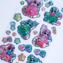 Load image into Gallery viewer, Glitter Snort Shaker Sticker Pack