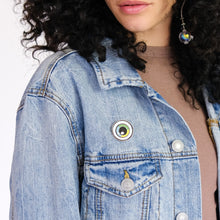 Load image into Gallery viewer, Glow Eyeball Enamel Pin