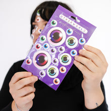 Load image into Gallery viewer, Puffy Monster Eye Sticker Sheet