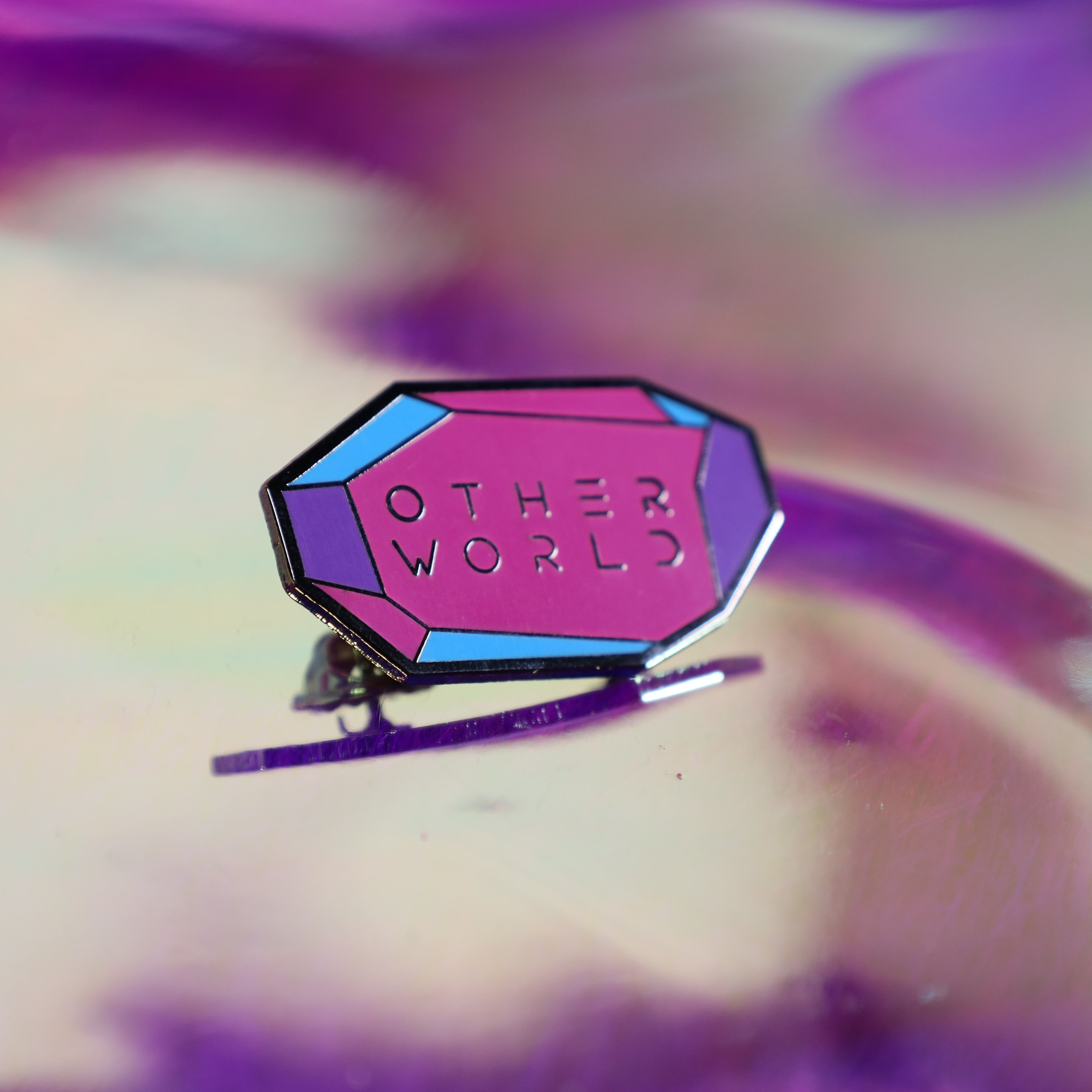 Otherworld Crystal Enamel Pin