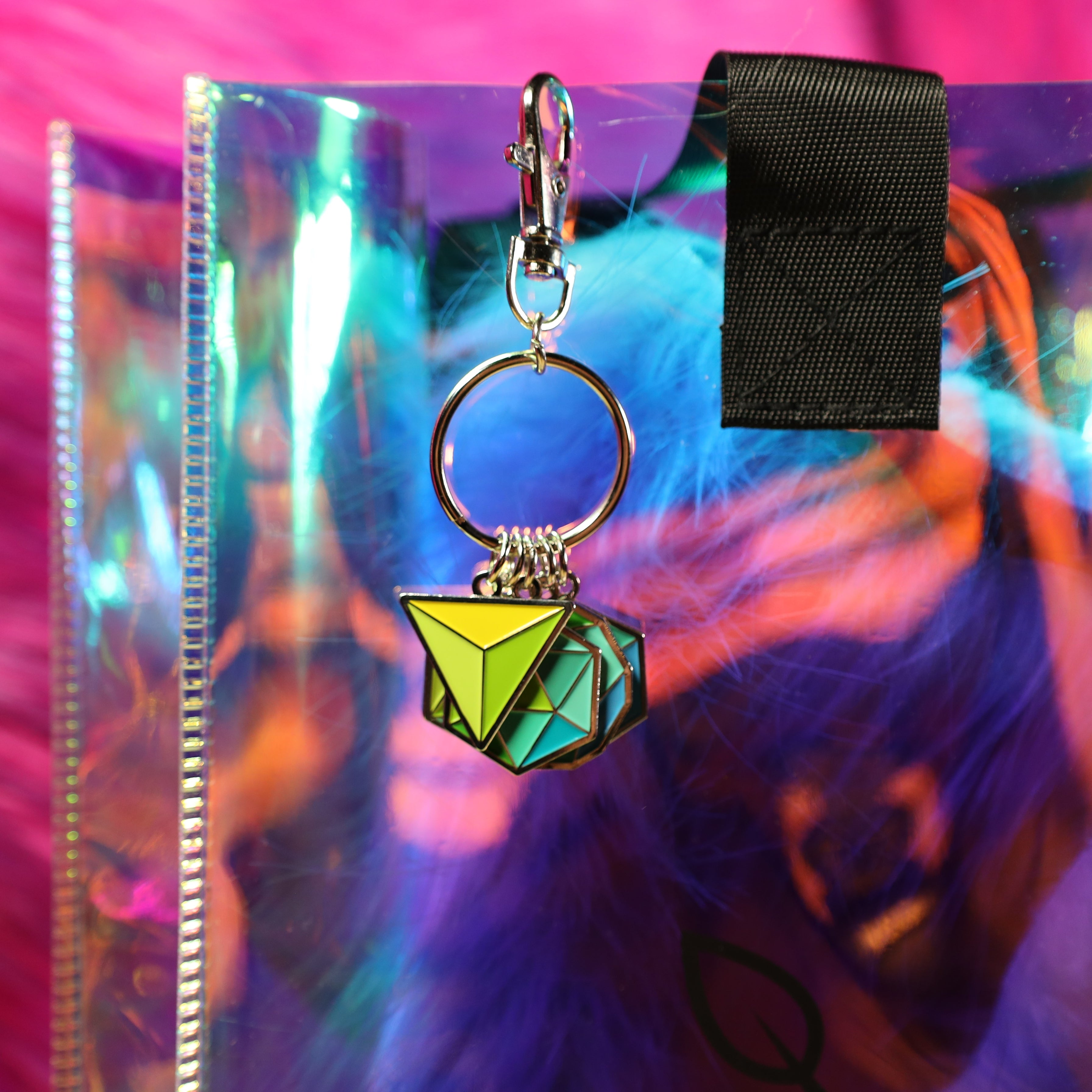 Platonic Solids Keychain