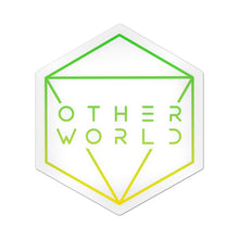 Load image into Gallery viewer, Otherworld Octahedron Transparent Stickers