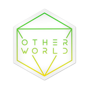 Otherworld Octahedron Transparent Stickers
