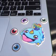 Load image into Gallery viewer, Puffy Monster Sticker Sheet